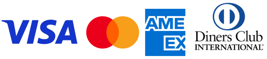 Visa Mastercard American Express Diners Club